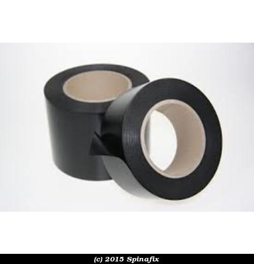 Black PVC Low Residue Protection Tape Q913 48mm x 66m